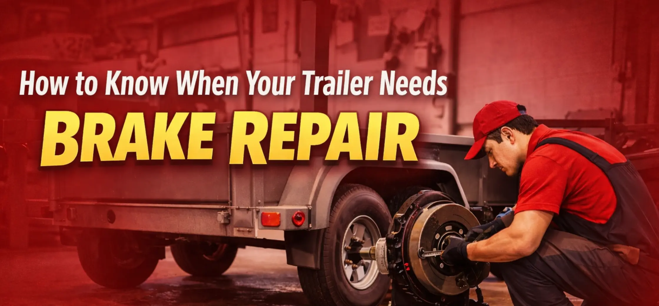 How to Know When Your Trailer Needs Brake Repair